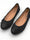 Pamela - Söta ballerinaskor i denim med rosett