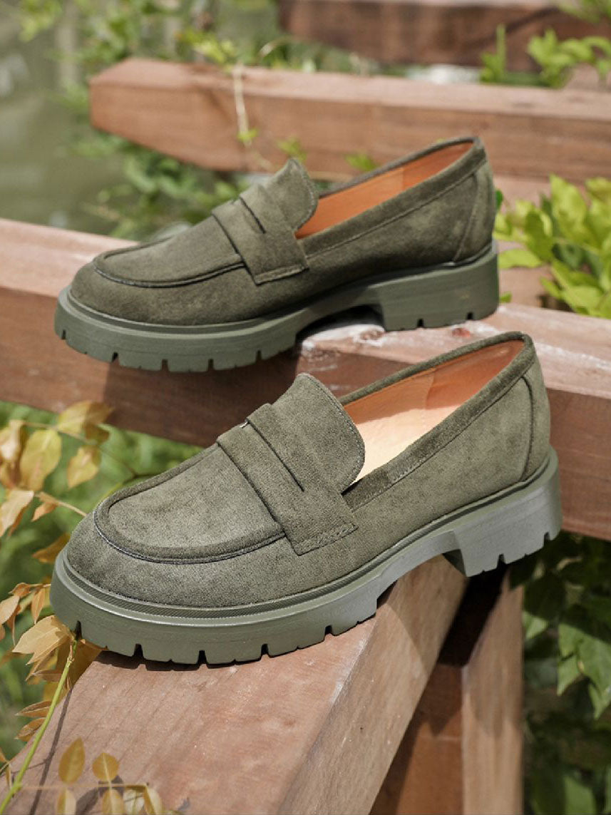 Anisa - Fina loafers i mockalook