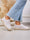 Faida - Söt espadrilles sneaker med spets