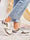 Jules - Vita sneakers med snören