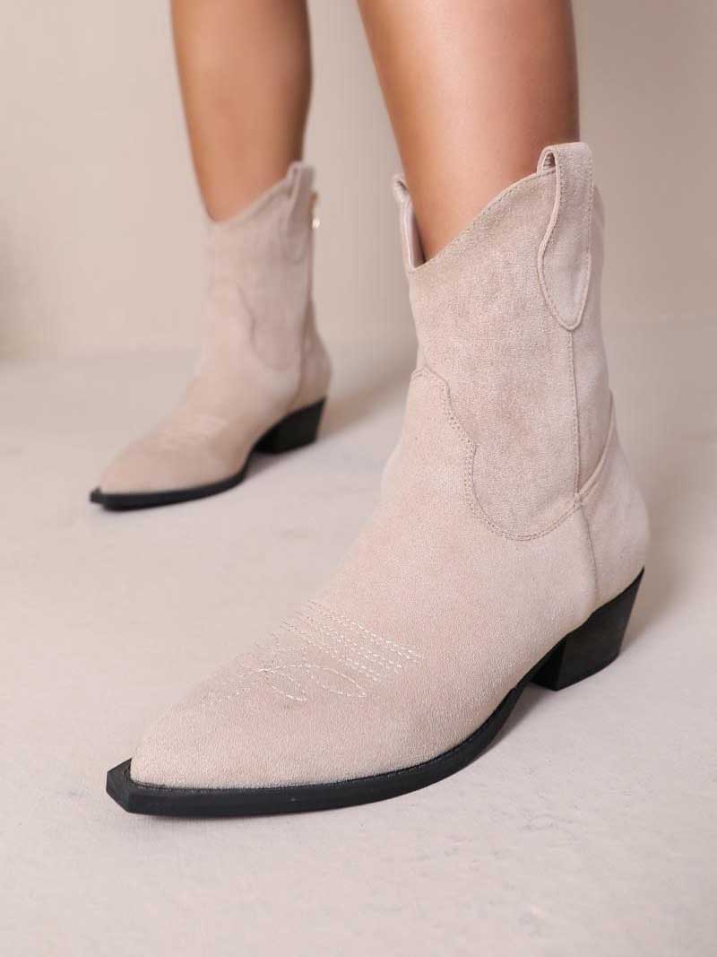 Sofie - Cowboyboots med kort skaft