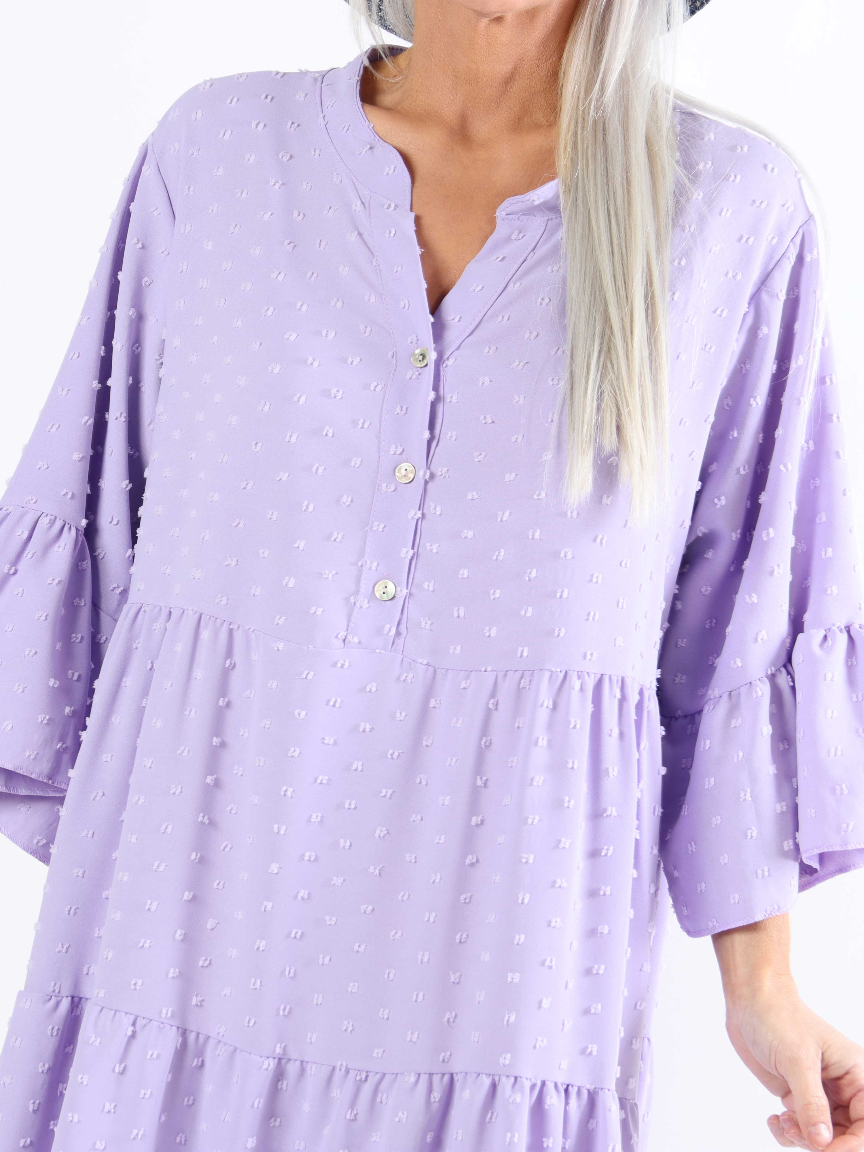 Amanda - Feminin plus size-klänning med söta ärmar