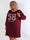 Amanda - Sporty plus size joggingkjole i en blød viskoseblanding