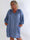 Amidala Check - Elegant ternet plus size tunikakjole i viskose