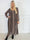Astrid Print - Elegant lang plisseret chiffonkjole med forskellige smukke prints