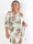 Ayla Playsuit - Elastisk plus size blommig byxdräkt