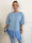 Camemi - Oversized t-shirt med indsyet top med blondekant forneden