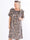Chili Leo Sleeveless Dress - Leopardmönstrad klänning i stor storlek med volanger