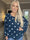 Destiny Dot - Blus i chiffong med prickar