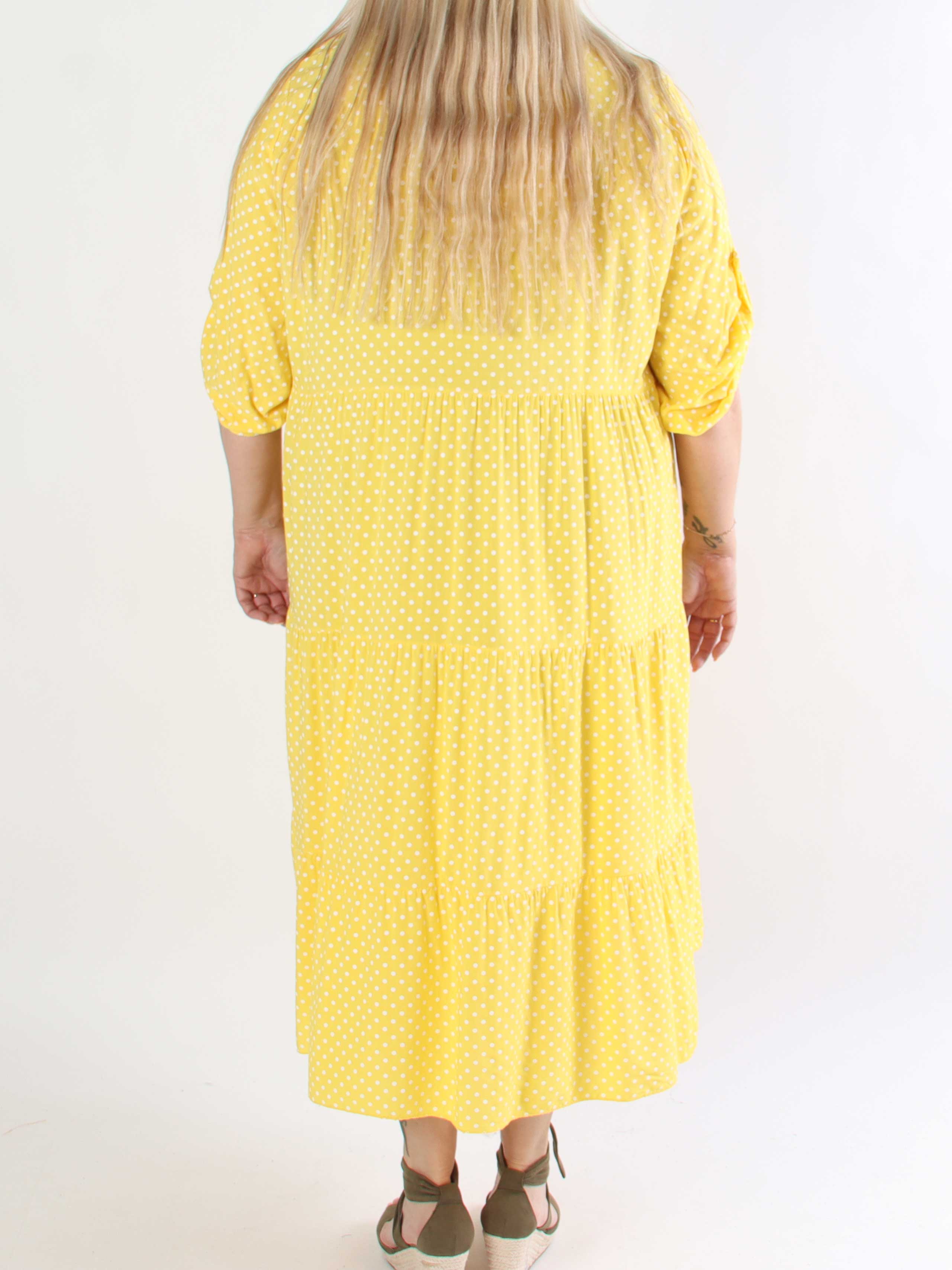 Dotti - Plus size-klänning med lager på lager-look i viskos