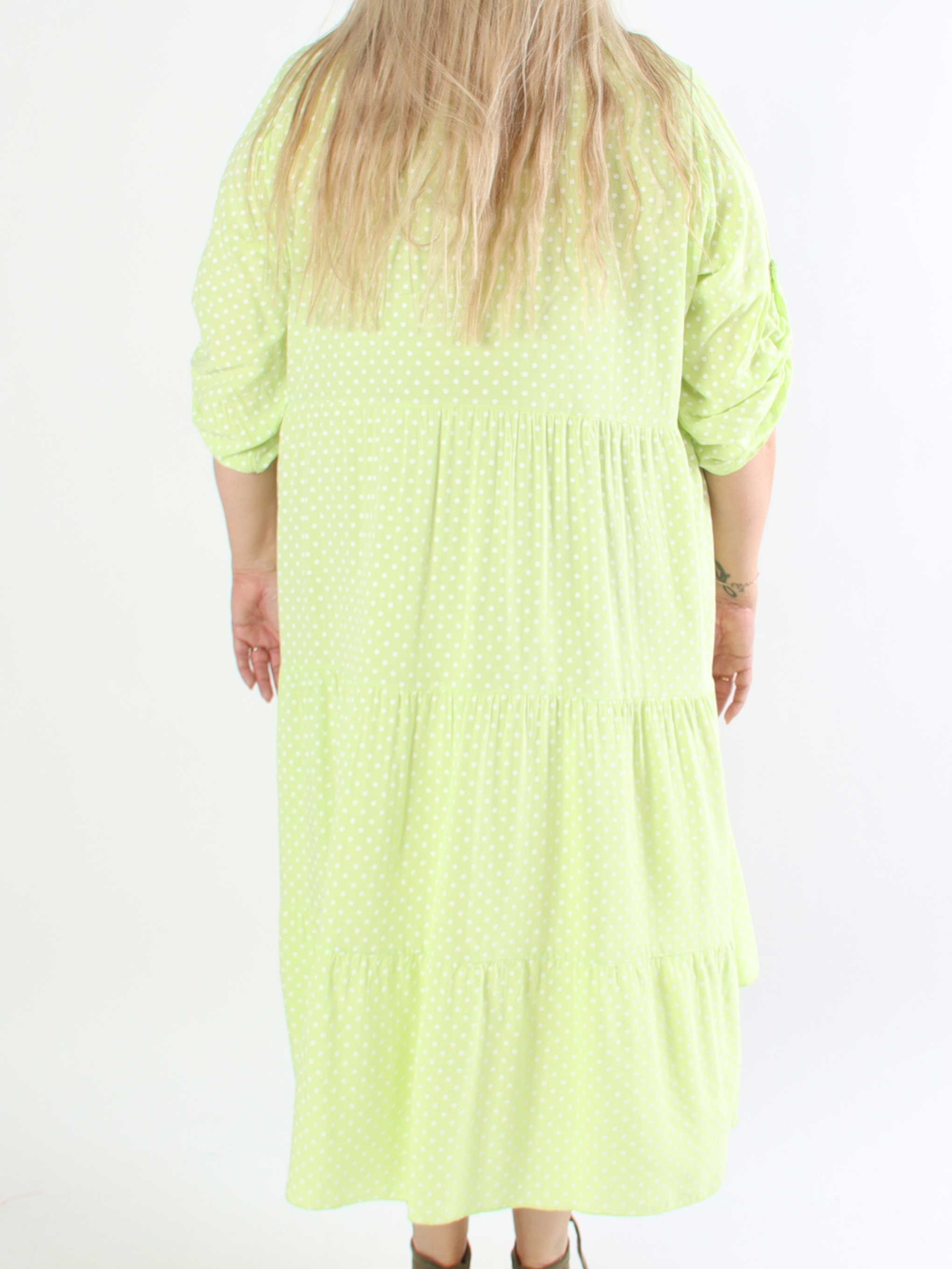 Dotti - Plus size-klänning med lager på lager-look i viskos