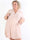 Ebba Gold Long - Elastisk plus size-klänning med guldprickar