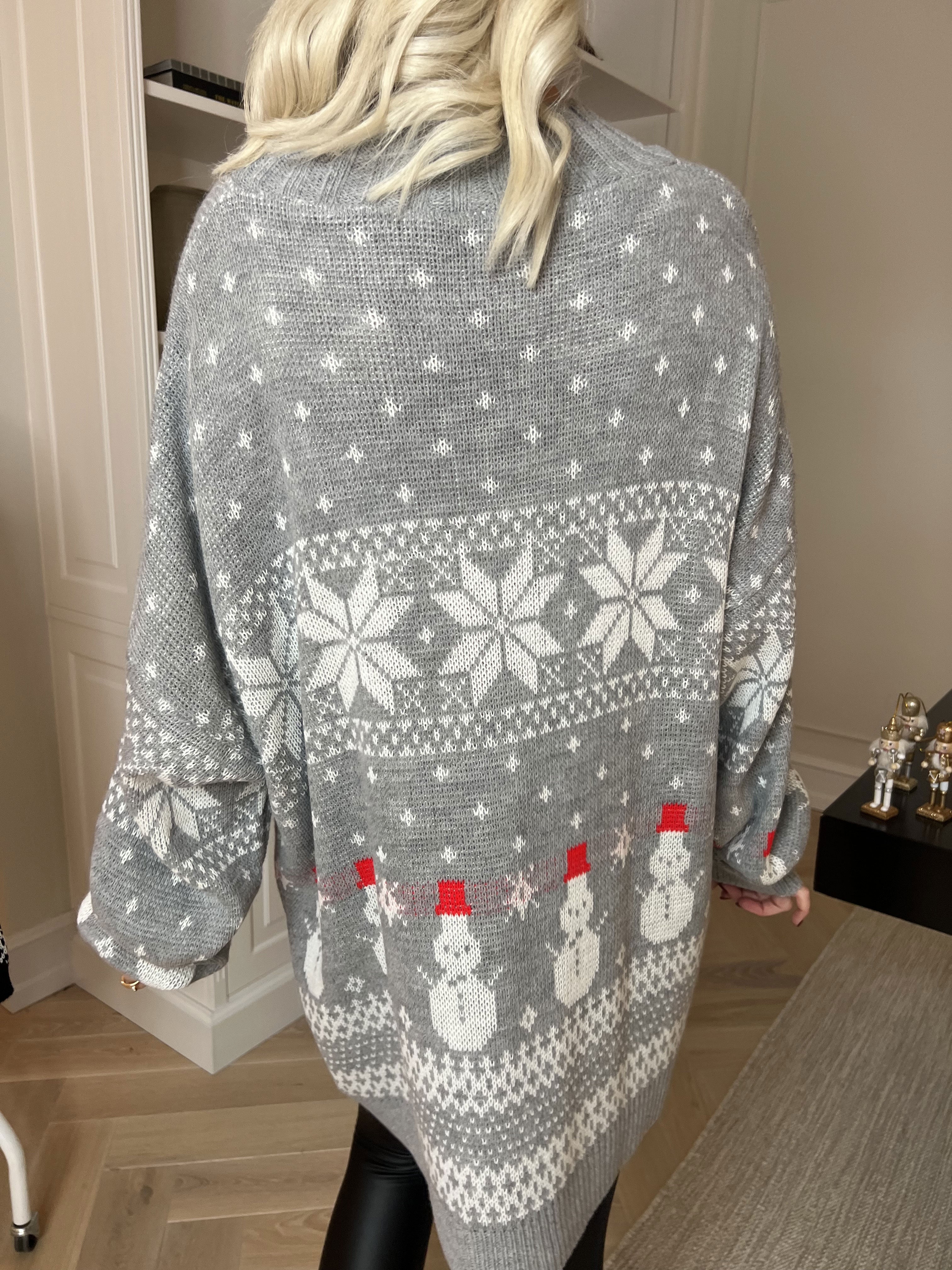 Frosty - Jultröja med snögubbar och snöflingor