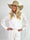 Gracie - Feminin skjorta med broderingar