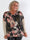 Hecate - Plus size blus med söta motiv och glittertråd