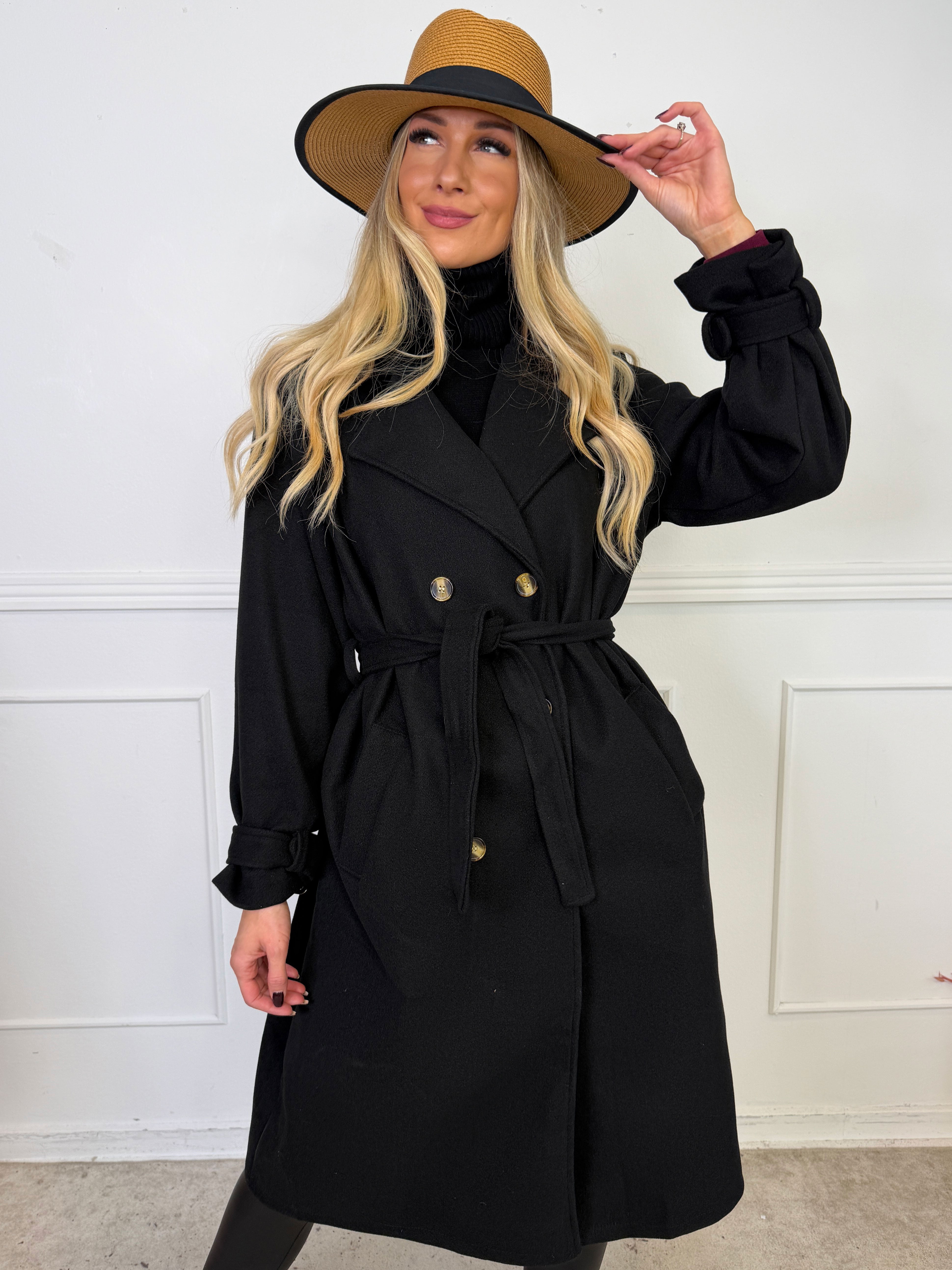 Sharpay Coat - Trenchcoat med knytband