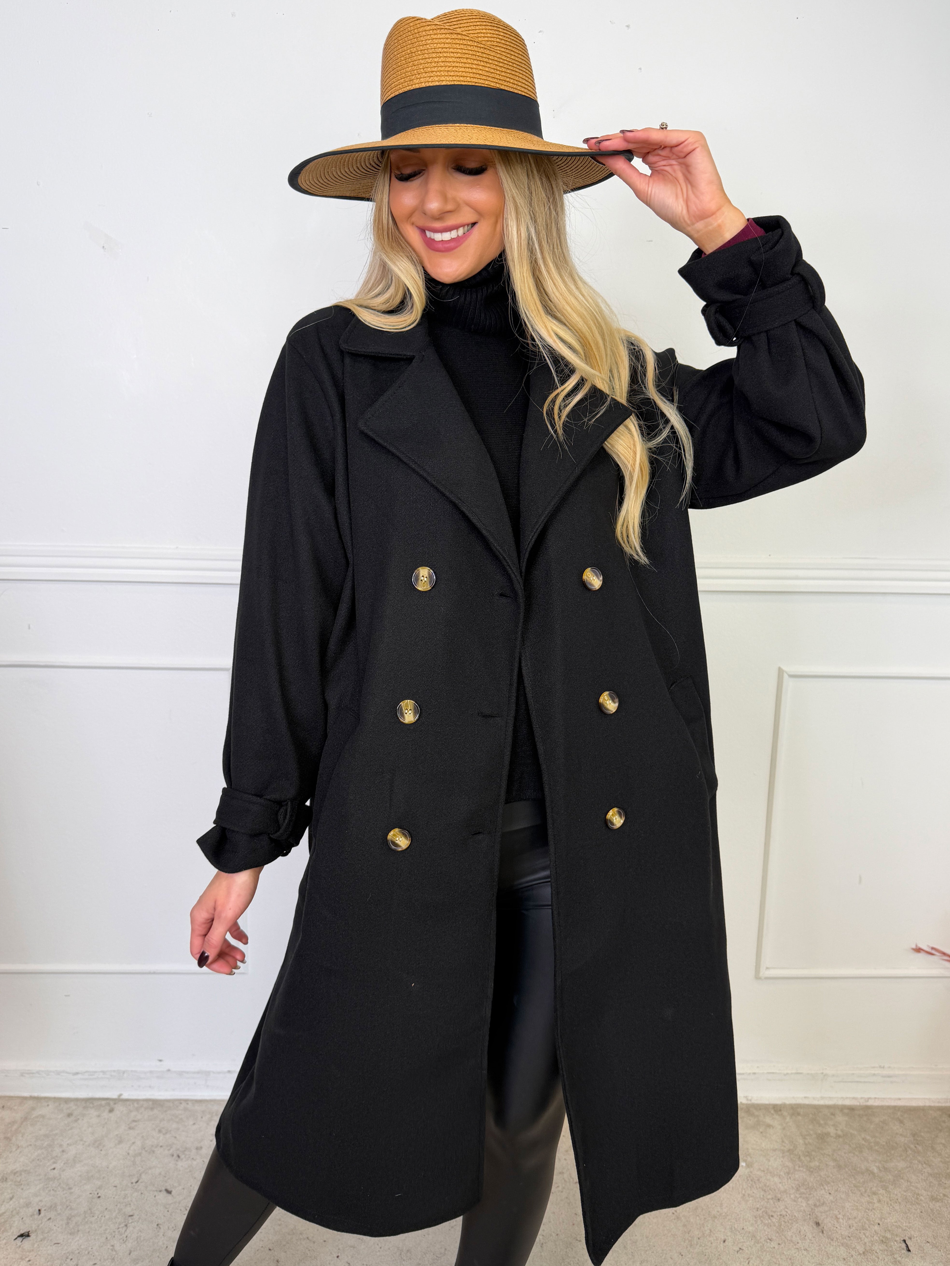Sharpay Coat - Trenchcoat med knytband