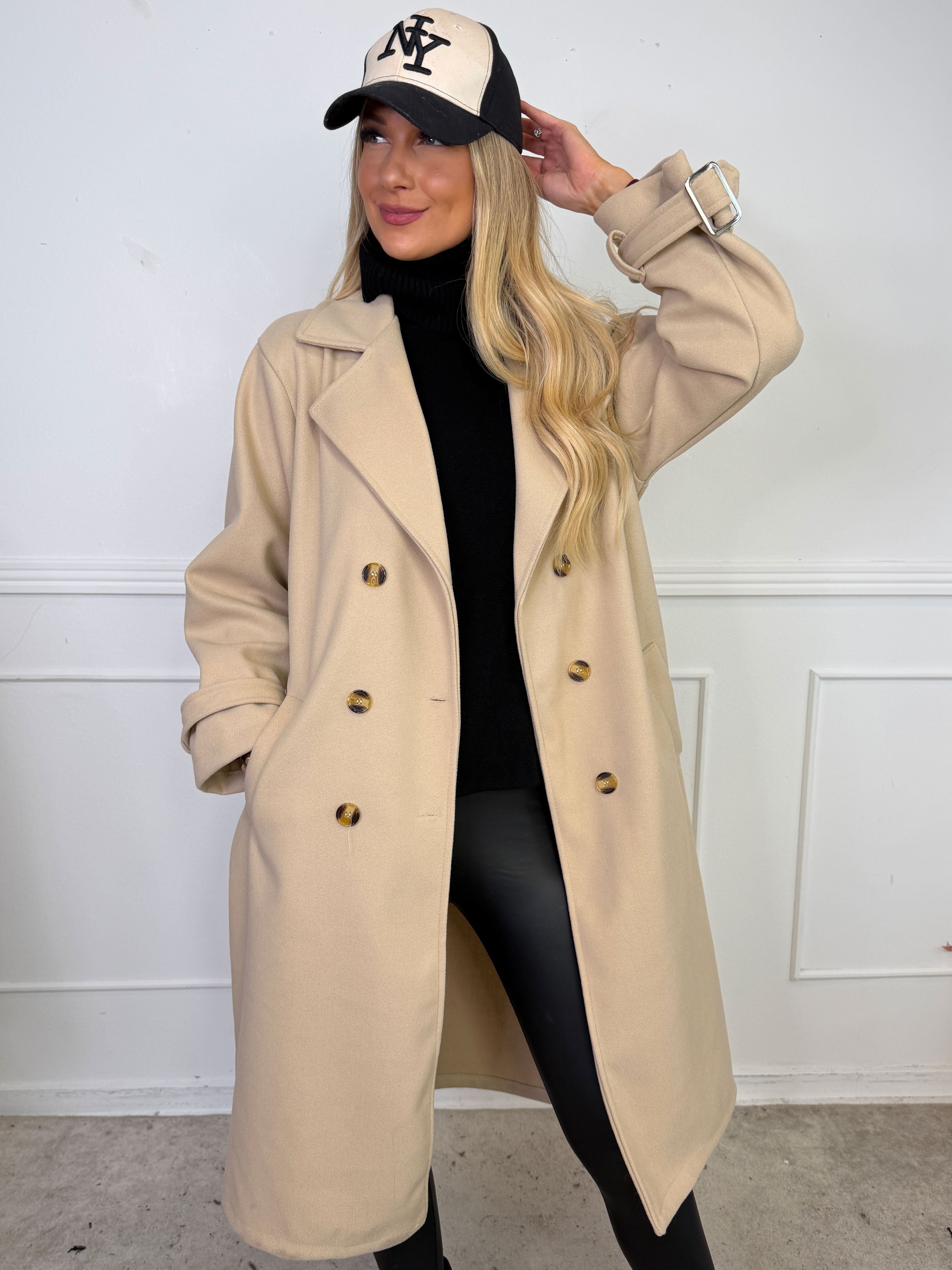 Sharpay Coat - Trenchcoat med knytband