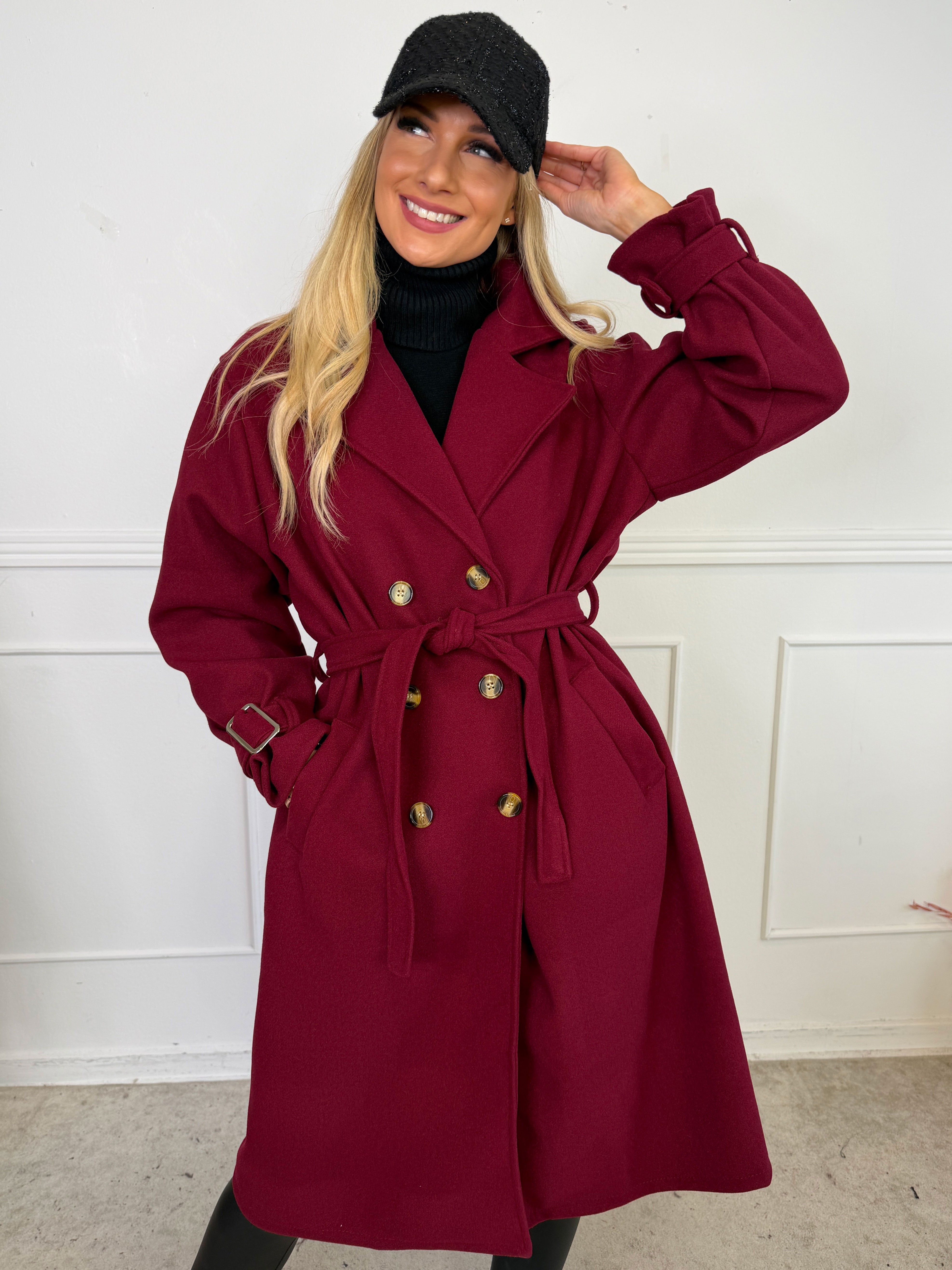 Sharpay Coat - Trenchcoat med knytband