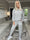 Noelle - Snyggt joggingset med skrift över bröstet