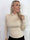 Noras - Langærmet basis bluse i viskose med turtleneck