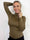 Noras - Langærmet basis bluse i viskose med turtleneck