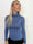 Noras - Langærmet basis bluse i viskose med turtleneck