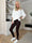 Jackie - Bløde leggings i viskose med blonde og similisten