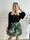 Pams Short Skirt - Kort kjol i skrynkelfritt tyg med fickor