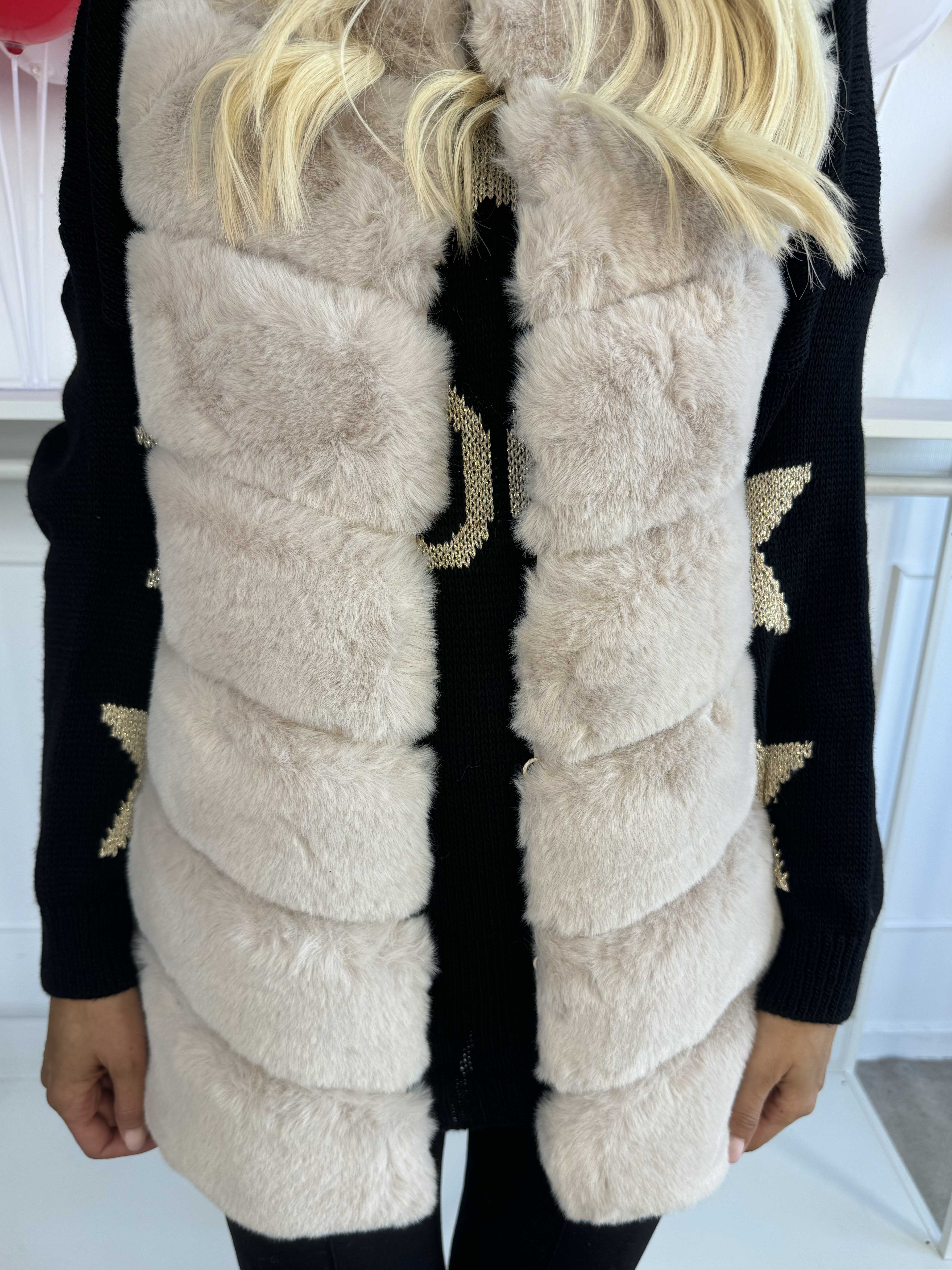 Chiara - Mjuk fuskpälsväst