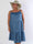 Lyla - Lång lager på lager plus size klänning i denim