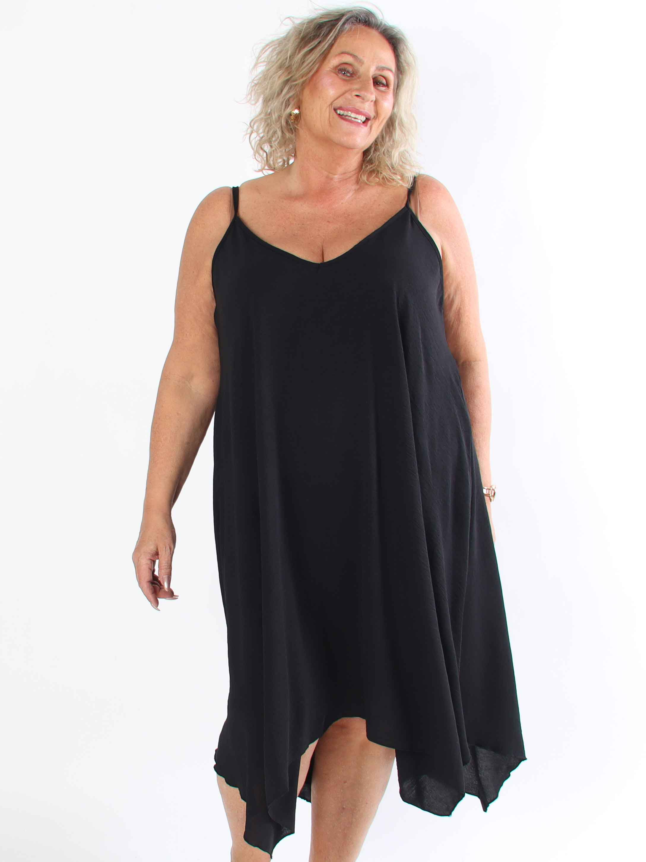 Galadriel - Söt lätt plus size klänning i viskos