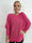 Paulina - Stickad blus med glittertrådar och rosett