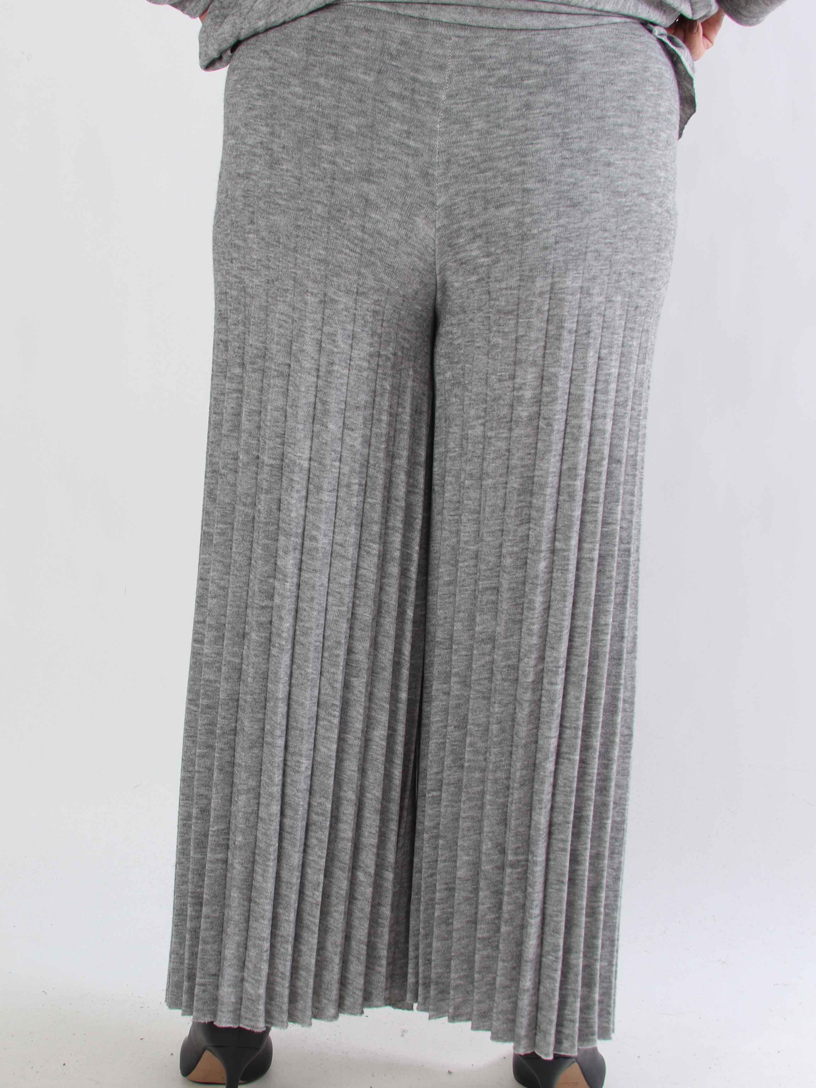 Anita Pants - Mjuka plisserade plus size byxor