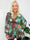 Pams Shirt L/S - Elastisk plus size blus i skrynkelfritt material