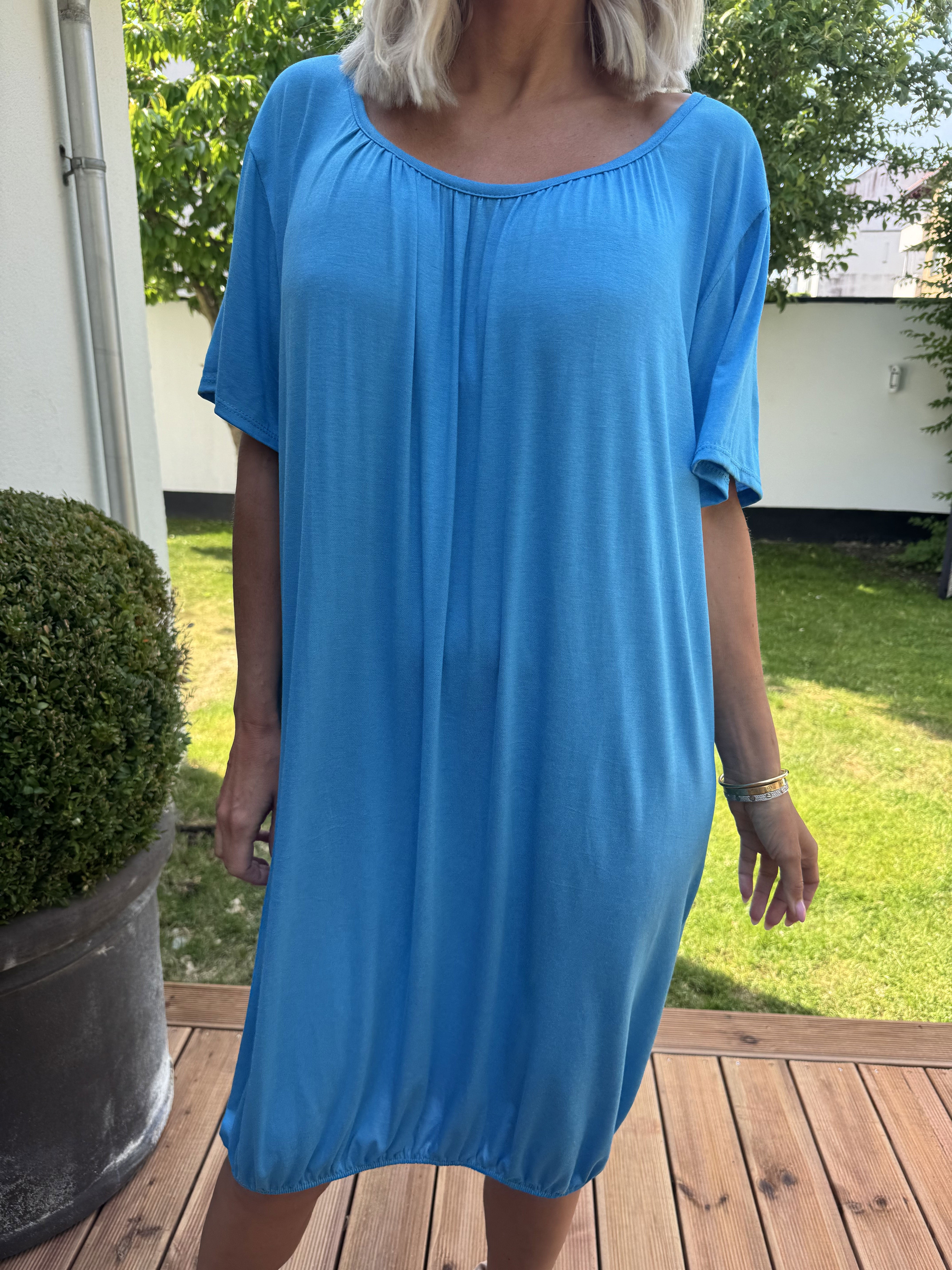 Miracle Dress - Basic klänning i viskos med resår nedtill