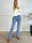 Simona - Extra långa jeans med hög midja och stretch