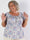 Cora Royal Shirt - Söt elastisk plus size blus med resår under bysten