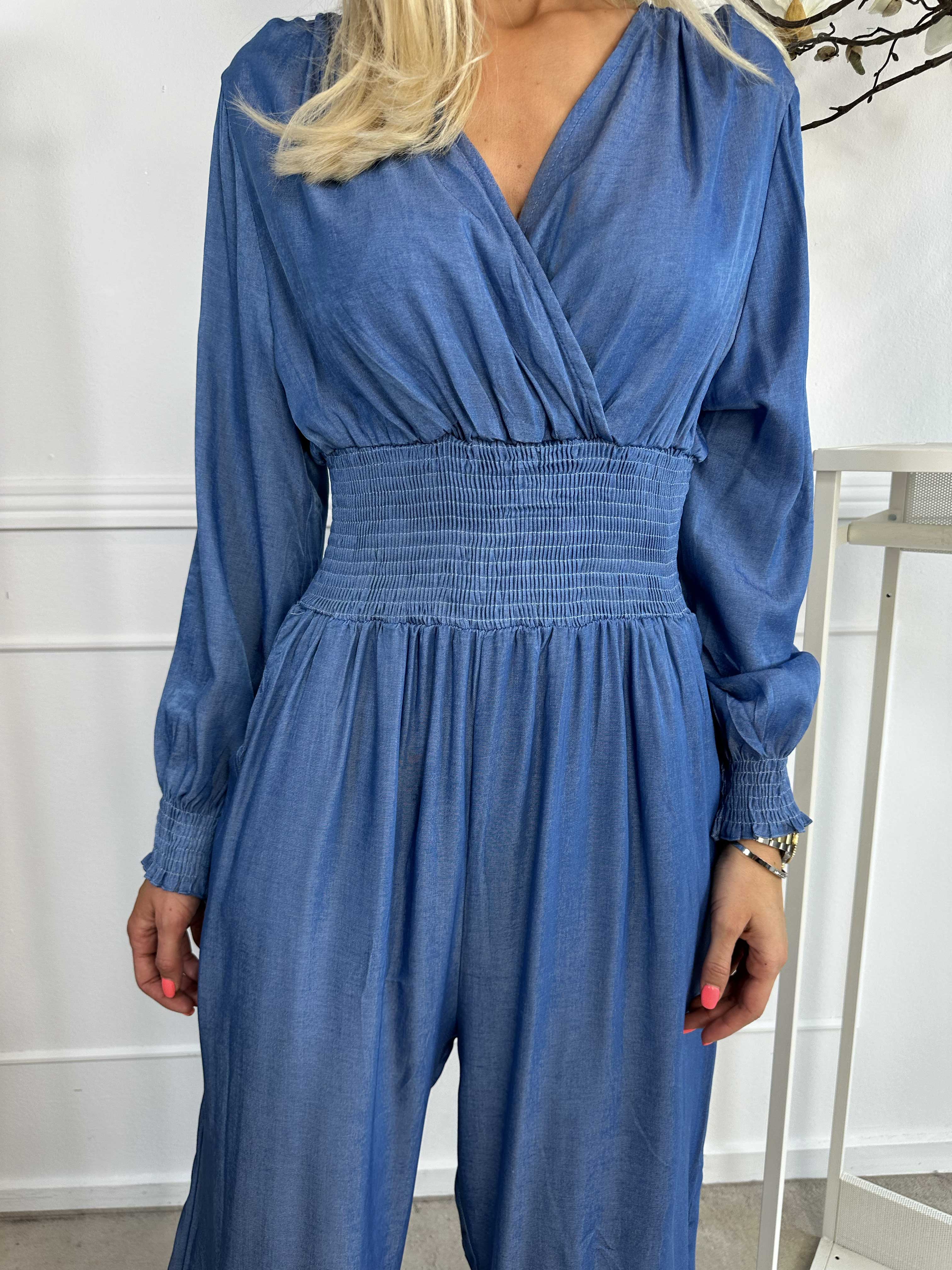 Pams Denim Jumpsuit L/S - Denim jumpsuit