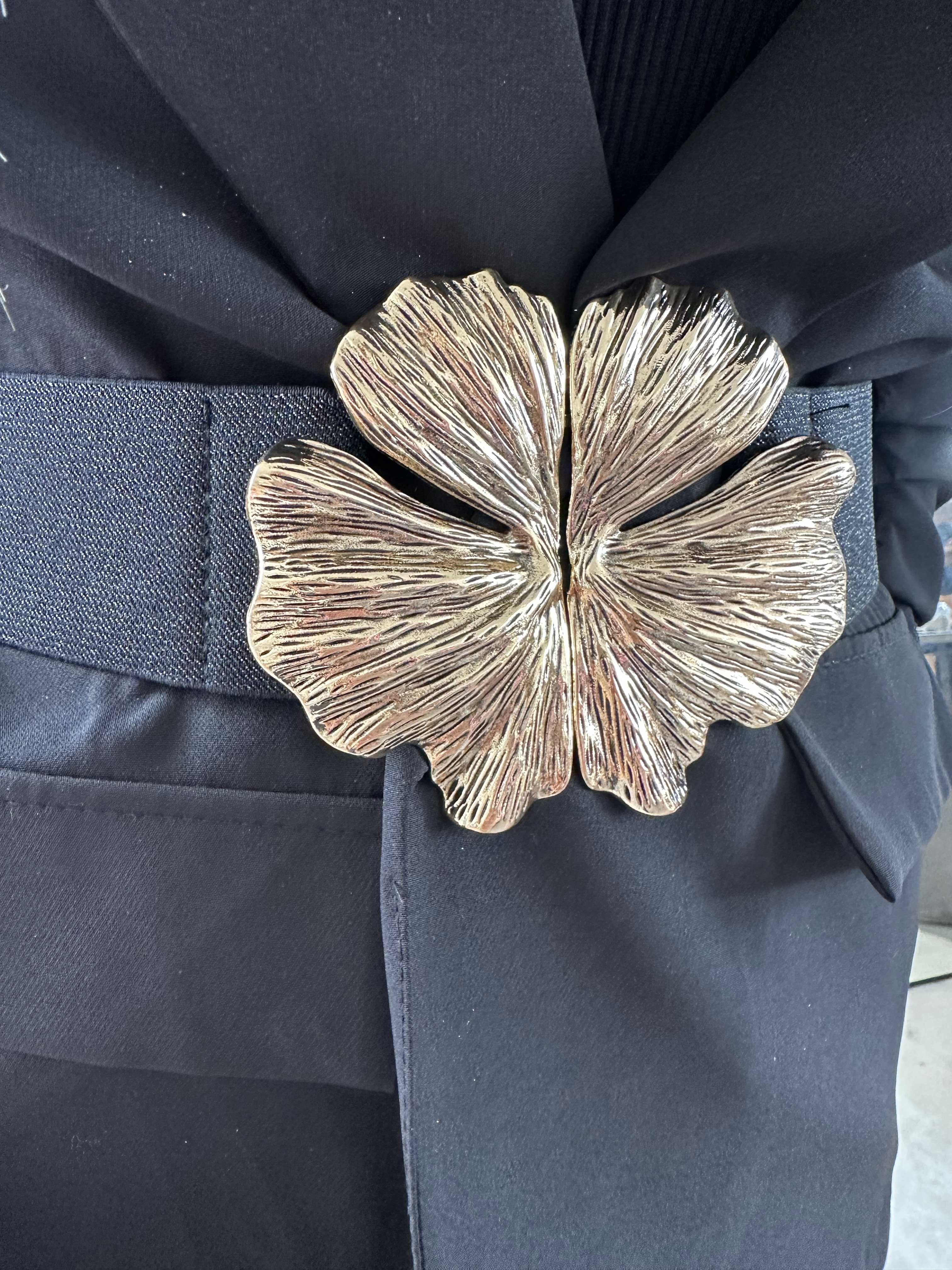 Nabila - Elastiskt midjebälte med stor blomma