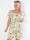 Pams Sweet Flower Playsuit - Elastisk jumpsuit i plusstorlek med blommigt tryck