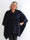 Zanna - Klassisk plus size frakke med bælte i taljen