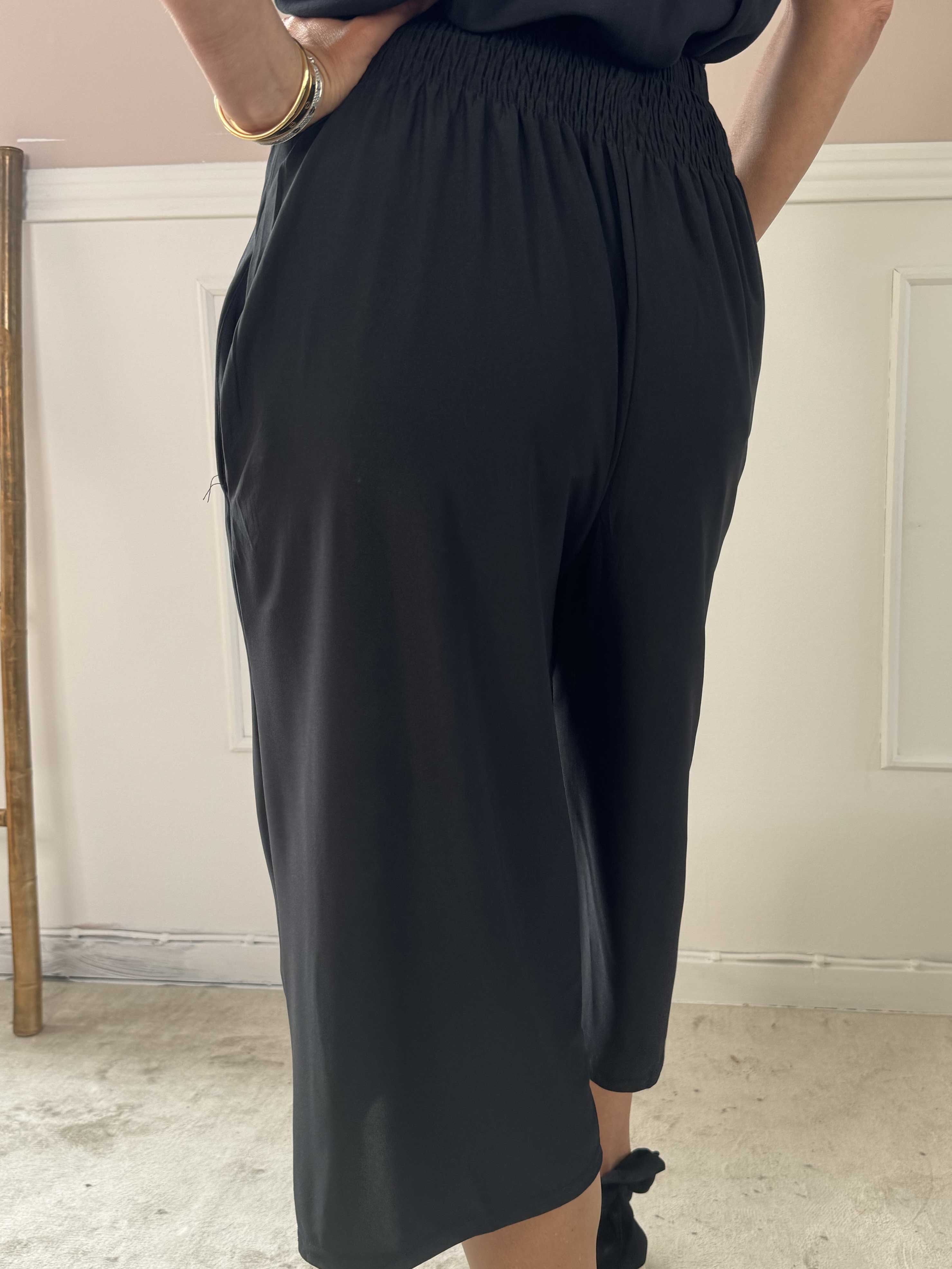 Pams Plain Knickers - Knickers i elastiskt tyg med resårkant
