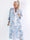 Flower Kimono - Söt lång plus size kimono med blomtryck