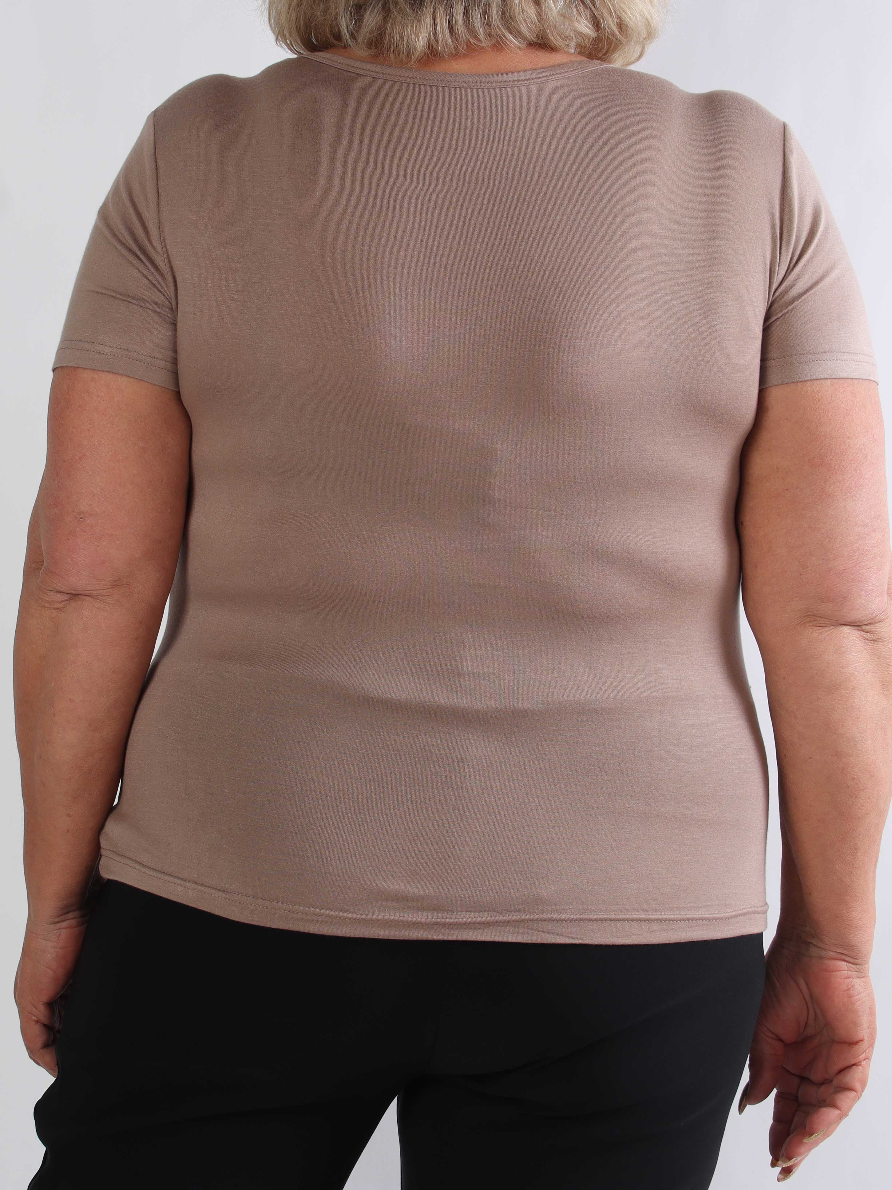 Jenny - Basis t-shirt i blød viskose