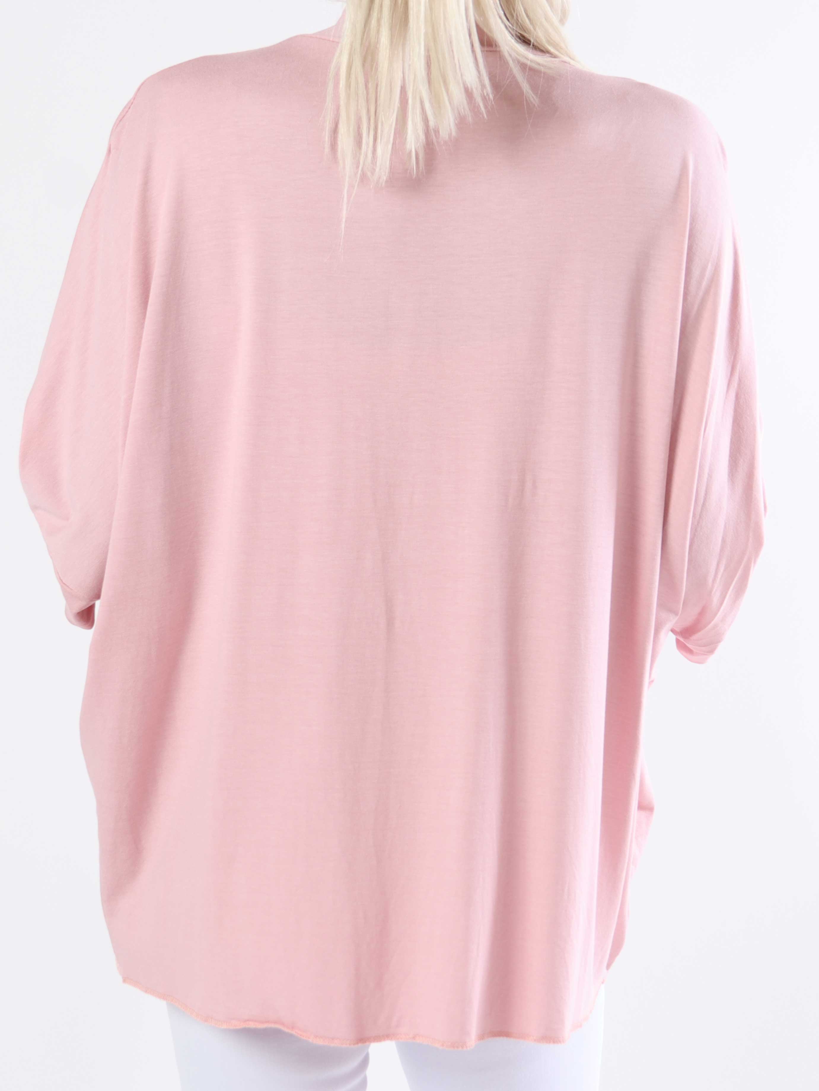Mimi - Plus size enfärgad kofta i viskos