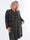 Ebba Gold Long - Elastisk plus size-klänning med guldprickar