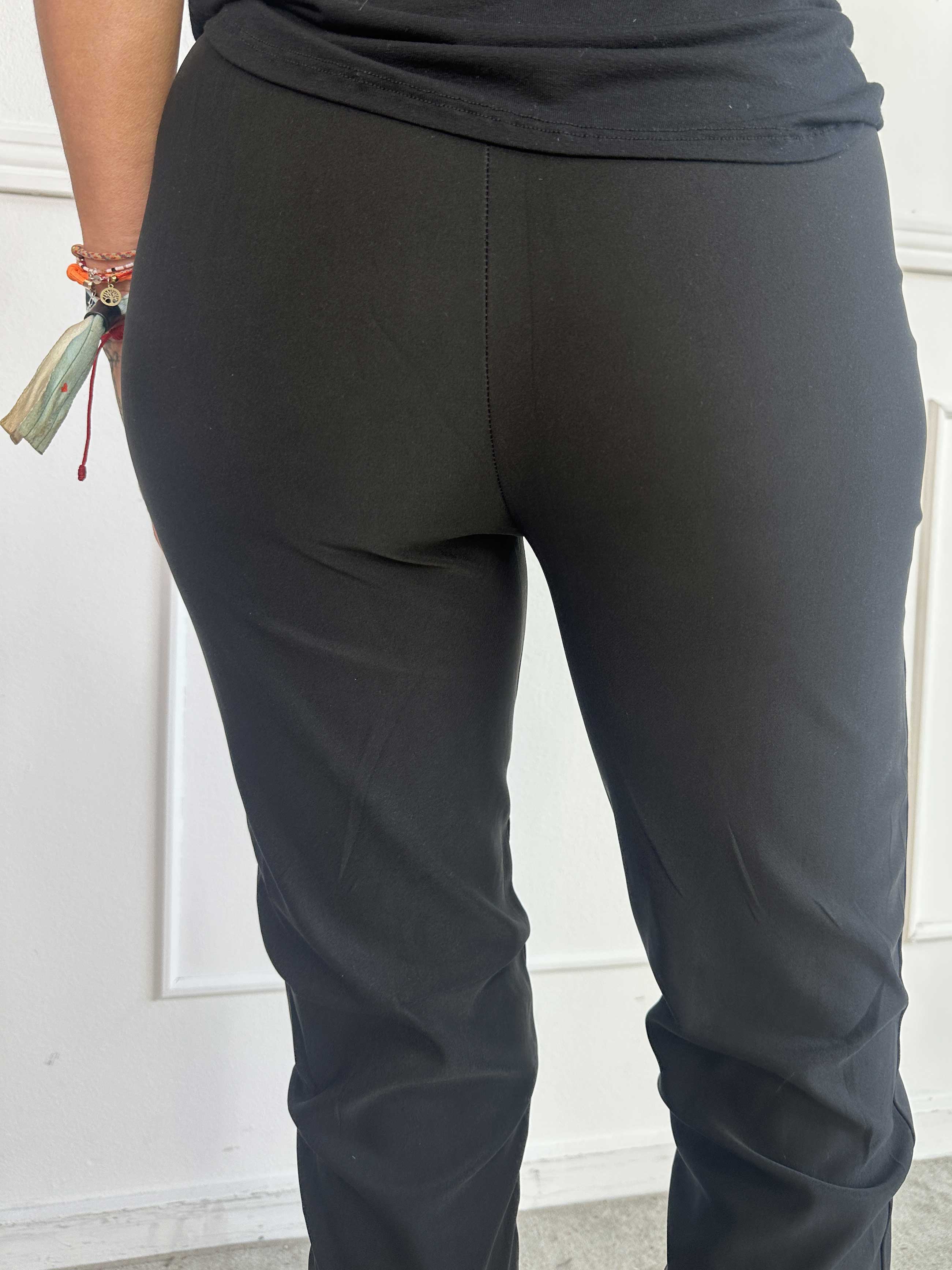 Jolie - Mjuka elastiska leggings med guldknappar