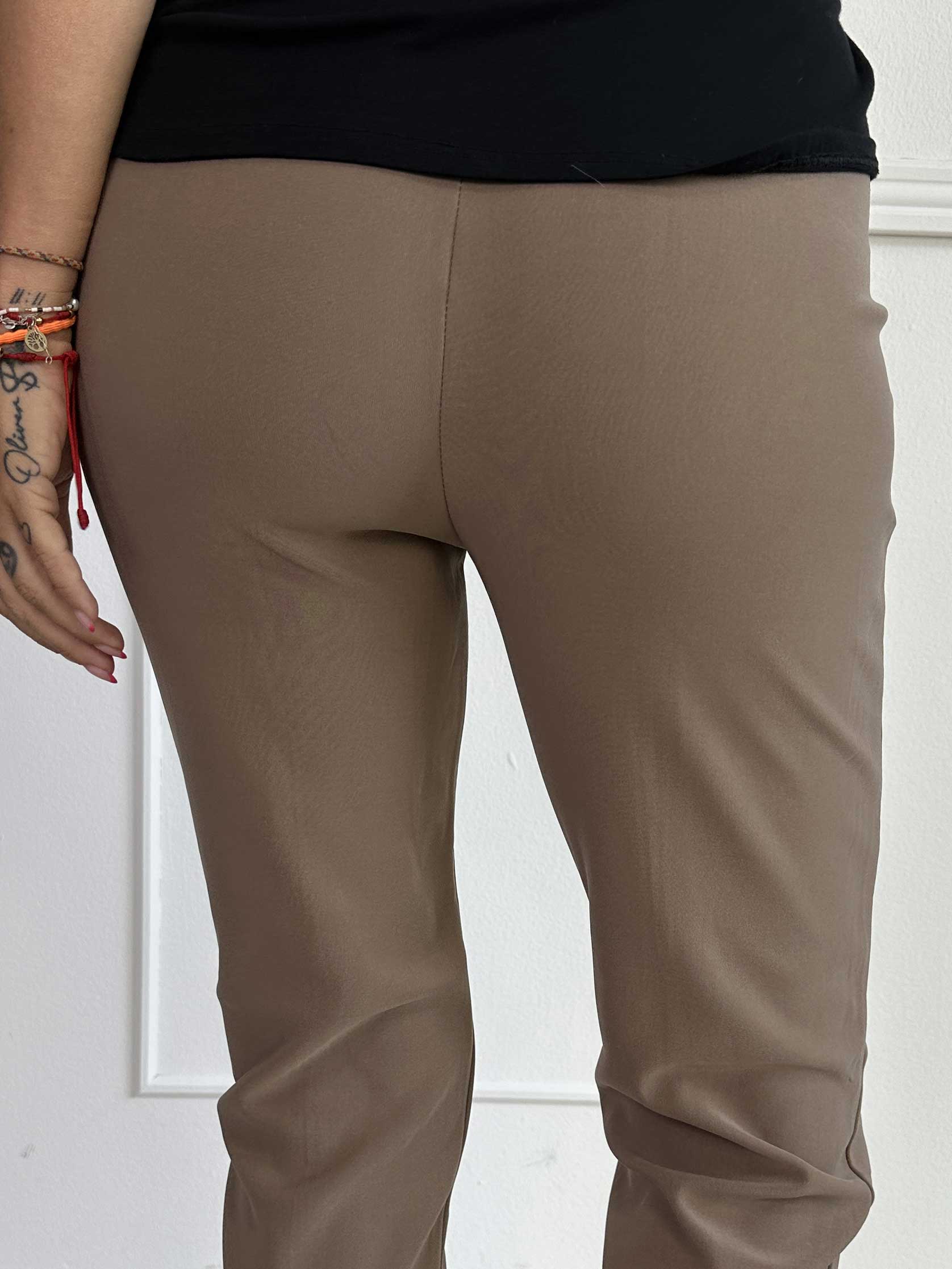 Jolie - Mjuka elastiska leggings med guldknappar