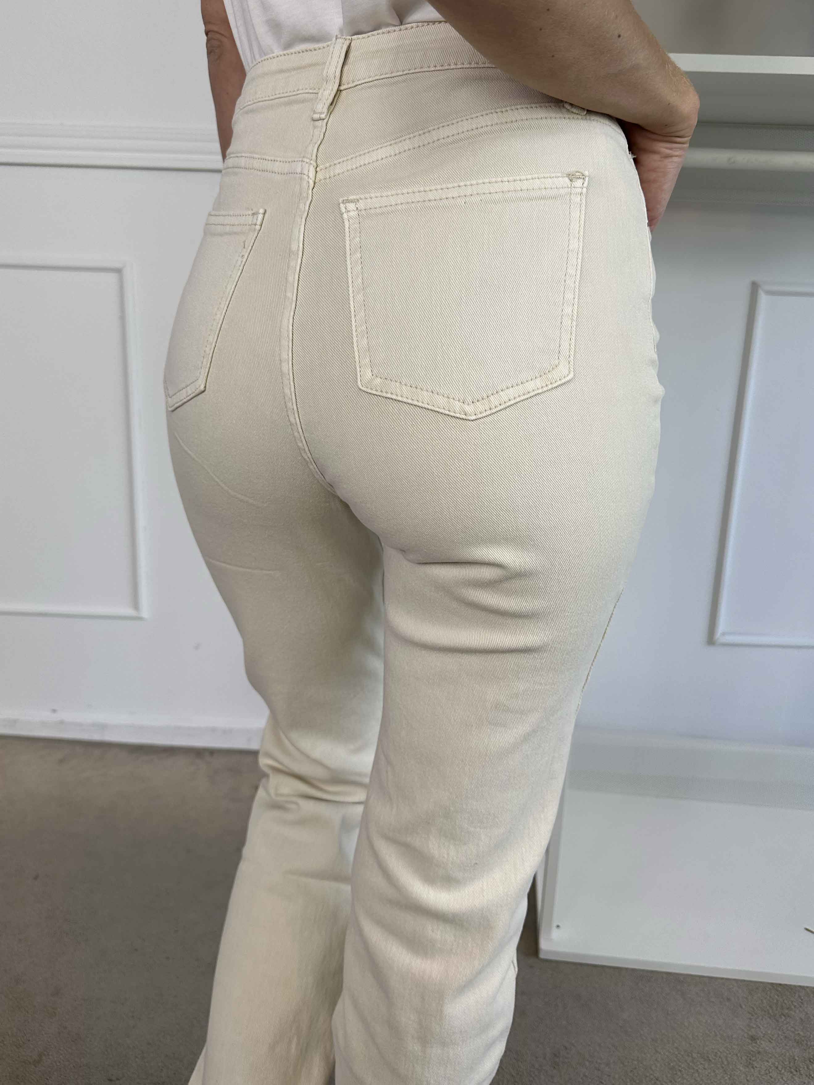 Aysi - Jeans med stretch och extra långa ben